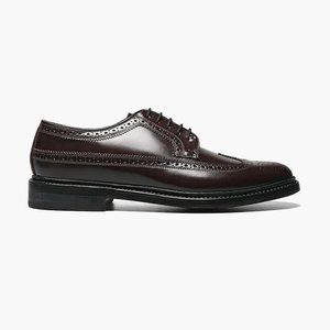 Foresheim Wingtip Oxford Dress Shoes ( Brown/Burgandy)